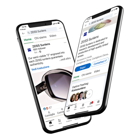Zeiss Sunlens è su LinkedIn